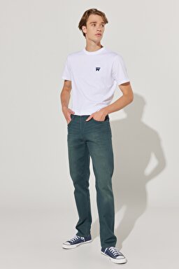 Texas Slim Fit Normal Bel Denim Esnek Jean Kot Pantolon - Gray-W12S003035 (görsel 2)