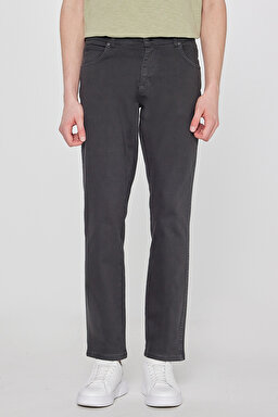 Texas Slim Fit Dar Kesim Normal Bel Antrasit Esnek Pantolon - Anthracite-W12S004003 (görsel 3)