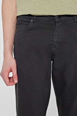 Texas Slim Fit Dar Kesim Normal Bel Antrasit Esnek Pantolon - Anthracite-W12S004003 (görsel 5)