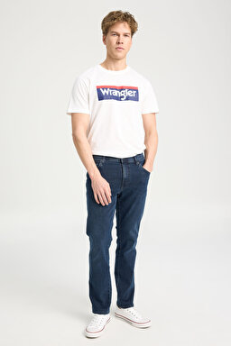Texas Slim Fit Dar Kesim Normal Bel Mavi Esnek Jean Kot Pantolon - Mid Blue-W12S010396
