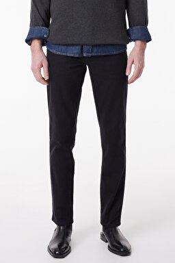 Texas Slim Fit Dar Kesim Normal Bel Esnek Jean Kot Pantolon - Black-W12S016100
