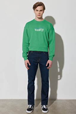 Texas Slim Fit Dar Kesim Normal Bel Esnek Jean Kot Pantolon - Rinse-W12S01836 (görsel 2)