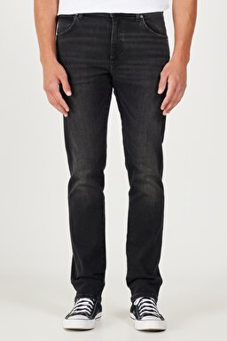 Texas Slim Fit Dar Kesim Normal Bel Antrasit Esnek Jean Kot Pantolon - Stone-W12S04958