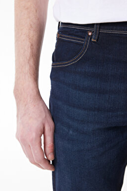 Slim Fit Dar Kesim Normal Bel Mavi Esnek Texas Jean Denim Kot Pantolon - Stone-W12S05758 (görsel 4)