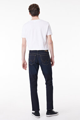 Slim Fit Dar Kesim Normal Bel Mavi Esnek Texas Jean Denim Kot Pantolon - Stone-W12S05758 (görsel 6)