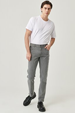 Texas Slim Fit Strech Jean Pantolon - Golden Grey-W12S3039H (görsel 2)