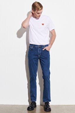 Texas Slim Fit Normal Bel Denim Esnek Jean Kot Pantolon - Blue-W12SAO67S (görsel 2)