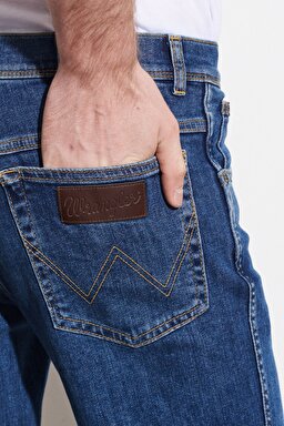 Texas Slim Fit Normal Bel Denim Esnek Jean Kot Pantolon - Blue-W12SAO67S (görsel 5)