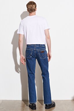 Texas Slim Fit Normal Bel Denim Esnek Jean Kot Pantolon - Blue-W12SAO67S (görsel 6)