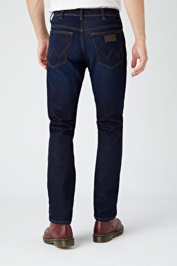Texas Slim Fit Normal Bel Denim Esnek Jean Kot Pantolon - Dark Blue-W12SAO990 (görsel 3)
