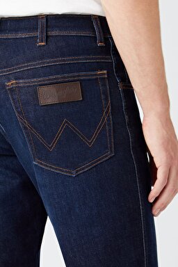 Texas Slim Fit Normal Bel Denim Esnek Jean Kot Pantolon - Dark Blue-W12SAO990 (görsel 5)