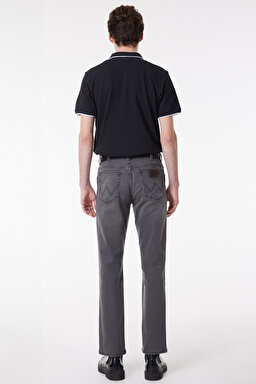 Slim Fit Dar Kesim Normal Bel Gri Esnek Texas Jean Denim Kot Pantolon - Vibration-W12SBY852 (görsel 5)
