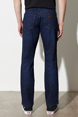Texas Slim Fit Dar Kesim Normal Bel Koyu Mavi Esnek Jean Kot Pantolon - Convoy-W12SCS24O (görsel 8)