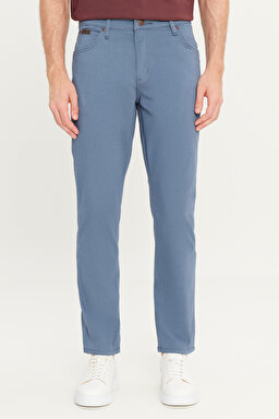 Texas Slim Fit Dar Kesim Dar Paça Pamuklu Esnek Mavi Pantolon - Blue-W12SEA73K (görsel 3)