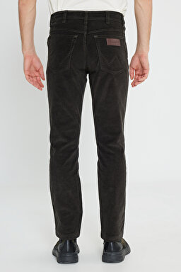 Texas Slim Fit Dar Kesim Normal Bel Yeşil Esnek Pantolon - Green-W12SEC221 (görsel 4)
