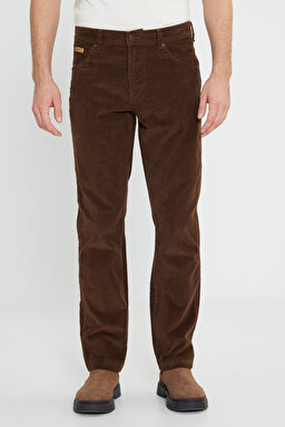 Texas Slim Fit Normal Bel Esnek Pantolon - Brown-W12SEC455 (görsel 3)