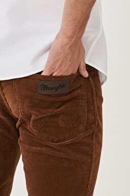 Texas Slim Fit Normal Bel Esnek Pantolon - Brown-W12SECH28 (görsel 5)
