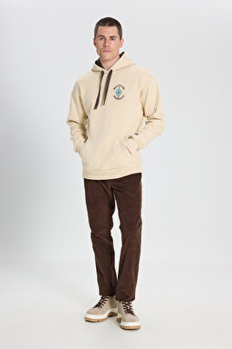 Texas Slim Fit Dar Kesim Normal Bel Kadife Esnek Pantolon - Coffee Bean-W12SECH31 (görsel 2)