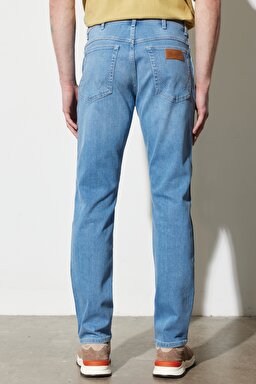 Texas Slim Fit Strech Jean Pantolon - Blue Champ-W12SYI29K (görsel 8)