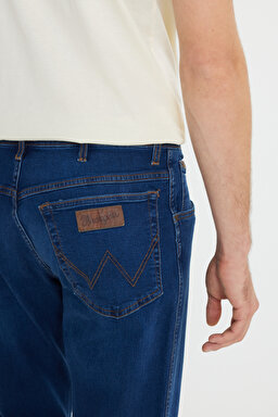 Texas Pamuklu Regular Tapered Fit Cepli Esnek Jean Kot Denim Pantolon - Blue Silk-W12T01439Z (görsel 6)