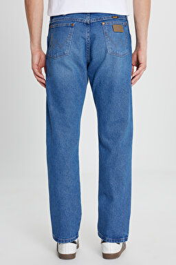 %100 Pamuk Bootcut Fit Cepli Jean Kot Denim Pantolon - Breeze Hunter-W13Z7358419B (görsel 6)