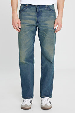 %100 Pamuk Bootcut Fit Cepli Jean Kot Denim Pantolon - Stormy-W13Z7358422S (görsel 3)