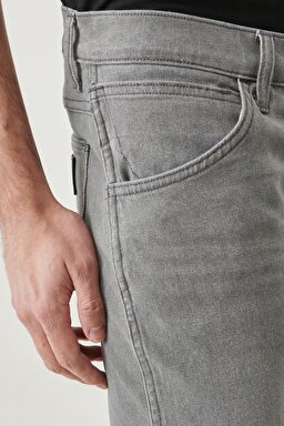 Bryson Skinny Düşük Bel Esnek Jean Pantolon - Golden Grey-W14X3039H (görsel 3)