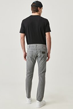 Bryson Skinny Düşük Bel Esnek Jean Pantolon - Golden Grey-W14X3039H (görsel 5)