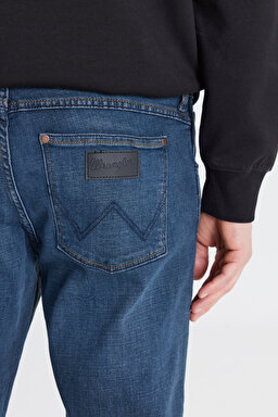 Pamuklu Greensboro Straight Fit Jean Kot Denim Pantolon - Dark Indigo-W15Q00021317 (görsel 6)