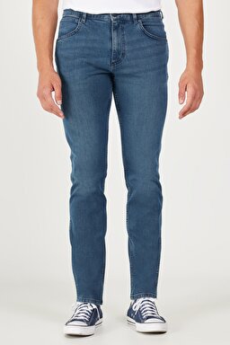 Greensboro Regular Straight Fit Düşük Bel Esnek Jean Kot Pantolon - Dark Stone-W15Q008098