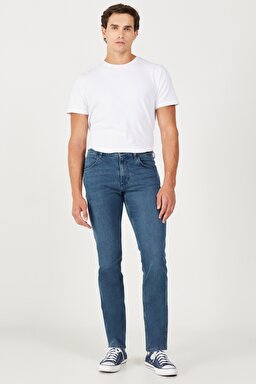 Greensboro Regular Straight Fit Düşük Bel Esnek Jean Kot Pantolon - Dark Stone-W15Q008098 (görsel 2)