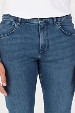 Greensboro Regular Straight Fit Düşük Bel Esnek Jean Kot Pantolon - Dark Stone-W15Q008098 (görsel 4)