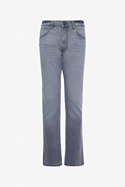Regular Fit Normal Kesim Düşük Bel Düz Paça Mavi Greensboro Jean Kot Pantolon - Stone-W15Q02258 (görsel 7)