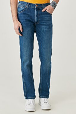 Greensboro Regular Straight Normal Bel Esnek Jean Pantolon - Blue Sweep-W15Q28294