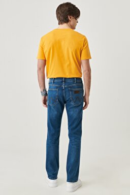 Greensboro Regular Straight Normal Bel Esnek Jean Pantolon - Blue Sweep-W15Q28294 (görsel 7)