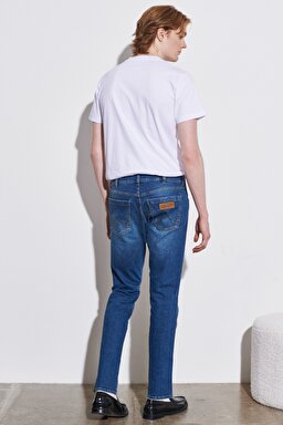 Greensboro Regular Straight Fit Düşük Bel Esnek Jean Kot Pantolon - Workers Wash-W15Q5915I (görsel 5)