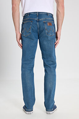 Regular Straight Fit Normal Kesim Düşük Bel Açık Mavi Esnek Greensboro Jean Kot Pantolon - Sheaker-W15Q84351 (görsel 5)