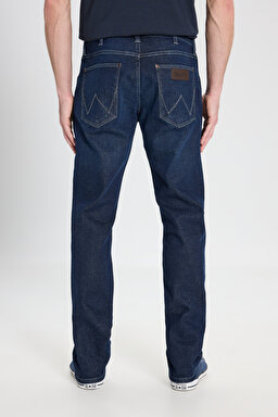 Greensboro Straight Fit Düz Kesim Düşük Bel Koyu Mavi Esnek Jean Kot Pantolon - Wonderwall-W15QHN856 (görsel 5)