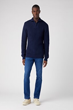 Regular Straight Fit Normal Kesim Düşük Bel Mavi Esnek Greensboro Jean Denim Kot Pantolon - Olympia-W15QMJ400 (görsel 2)