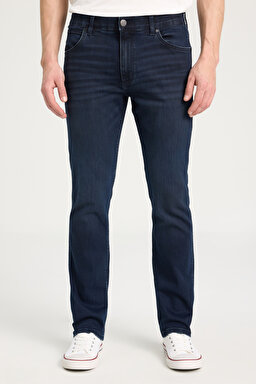 Regular Fit Normal Kesim Düşük Bel Düz Paça Lacivert Greensboro Jean Kot Pantolon - Crown Blue-W15QMN398 (görsel 2)