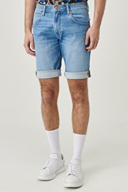 Regular Fit Rahat Kesim Esnek Denim Jean Şort - Blue Boss-W15VYL29R (görsel 4)