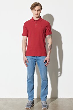 River Fit Dar Kesim Normal Bel Esnek Jean Kot Pantolon - Cool Twist-W17TYLZ70 (görsel 2)