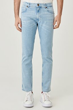 Larston Slim Fit Normal Bel Esnek Jean Pantolon - Whitewater-W18S01431R (görsel 3)