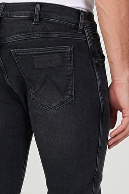 Slim Fit Dar Kesim Düşük Bel Taşlamalı Gri Esnek Larston Jean Denim Kot Pantolon - Stone-W18S02958 (görsel 4)