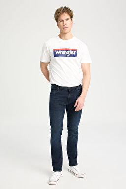 Larston Slim Fit Dar Kesim Düşük Bel Lacivert Esnek Jean Kot Pantolon - Dusky Night-W18S032299 (görsel 2)