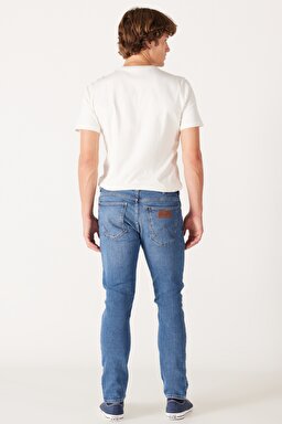 Larston Slim Fit Dar Kesim Düşük Bel Mavi Esnek Jean Kot Pantolon - Be Cool-W18S033Z91 (görsel 5)