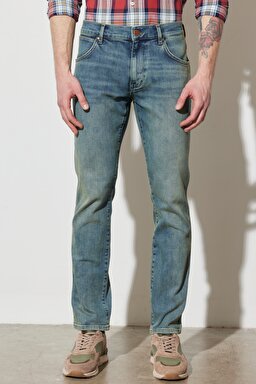 Larston Slim Tapered Normal Bel Esnek Jean Pantolon - Grid Indigo-W18S5929Y
