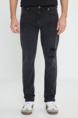 Larston Slim Tapered Dar Kesim Düşük Bel Siyah Esnek Jean Kot Pantolon - Authentic Black-W18S8912V (görsel 3)
