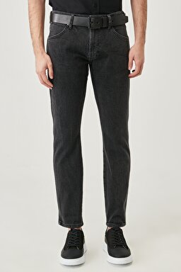 Larston Slim Tapered  Dar Kesim Jean Pantolon - Black Lightning-W18S8930A (görsel 3)
