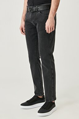 Larston Slim Tapered  Dar Kesim Jean Pantolon - Black Lightning-W18S8930A (görsel 4)